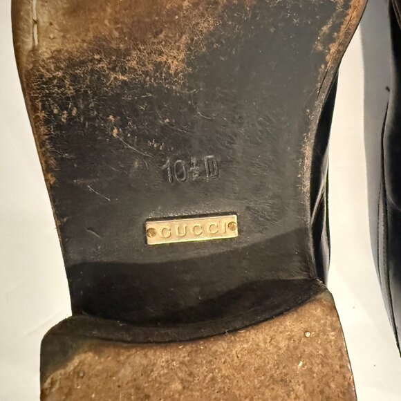 Gucci Men's Dress Square Toe Loafer Size 10.5 D - Picture 10 of 11